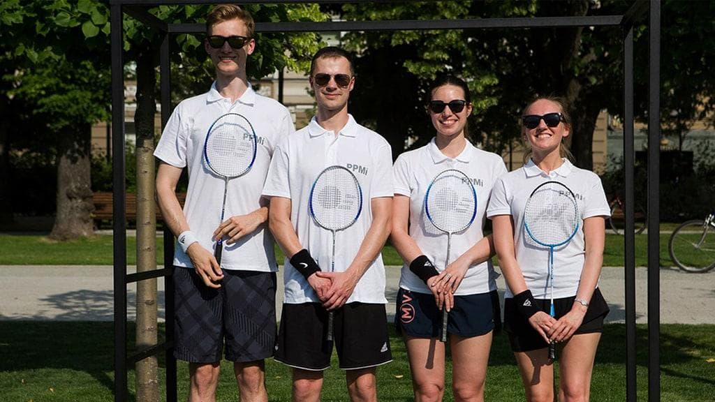 PPMI badminton team qualifies to the quarter-finals in amateur competition ‘Vilniaus plunksna’