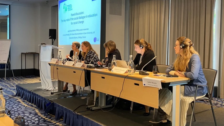 PPMI presented the findings of the research project with ETUCE – Education for Social change: the role of trade unions in addressing sustainable environmental development.