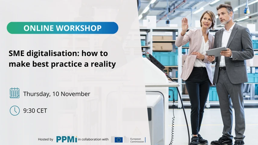 In collaboration with the European Commission, PPMI hosts a workshop on SME digitalisation best practices.